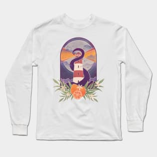 The Lighthouse & The Kraken Long Sleeve T-Shirt